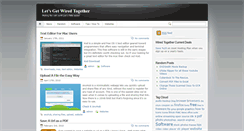 Desktop Screenshot of blog.wiredtogether.ca