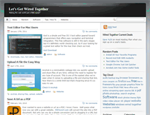 Tablet Screenshot of blog.wiredtogether.ca